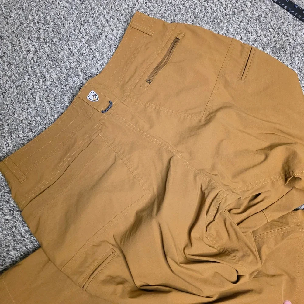 Kuhl Mens Hiking Pants 38x34 Brown Straight Leg Outdoor Technical Trousers - Picture 6 of 7